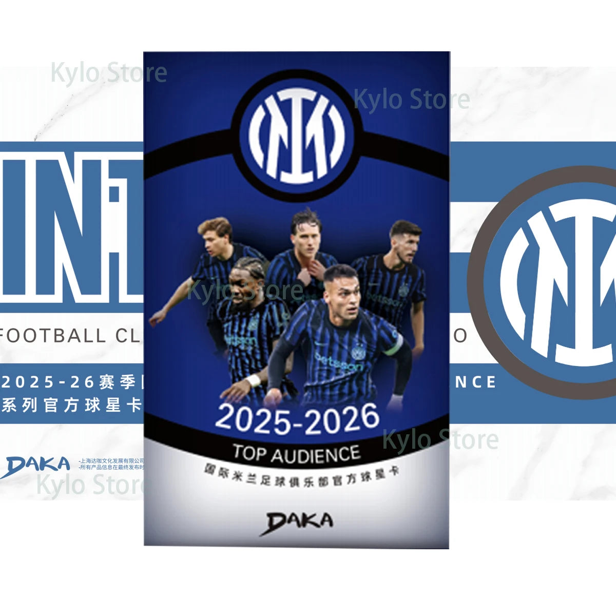 Daka 2025-2026 Trading Cards Top Audience Machester Cuty Juventus Ac Milan Internazionale Milano Football Star Official Box Gift