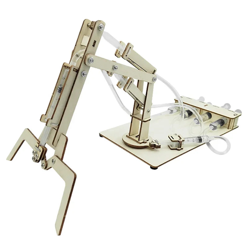 DIY Hydraulic Mechanical Arm Model Technology Physics Science Toys Experimental Tool Kit Learning Educational Toy School Supply