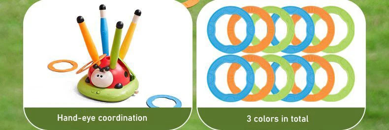 3-In-1 Kid Skipping Rope Machine Ferrule Game Adjustable Sport Machine Somatosensory Training Toy Indoor Outdoor Sport Equipment