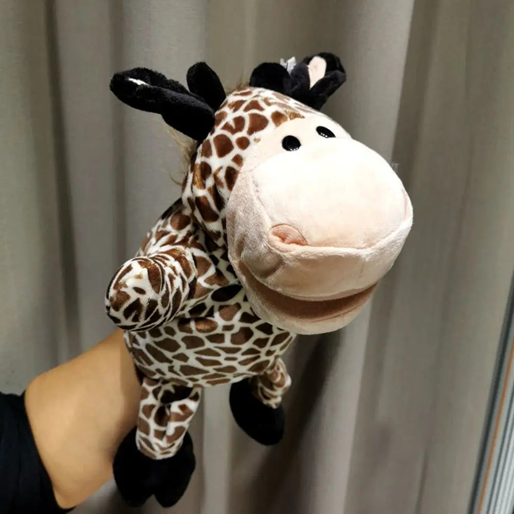 Game Glove Stuffed Animals Cartoon  Toys  Hand  Animal Hand Puppet Kindergarten Story Props Children Puppets