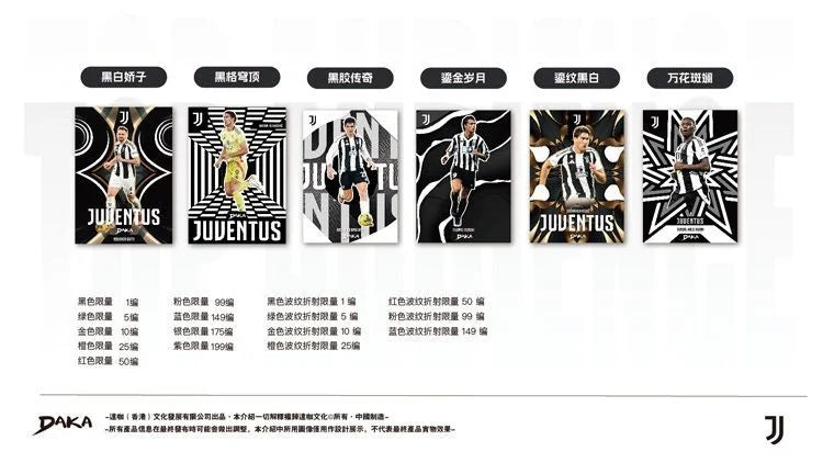 Daka 2025-2026 Trading Cards Top Audience Machester Cuty Juventus Ac Milan Internazionale Milano Football Star Official Box Gift
