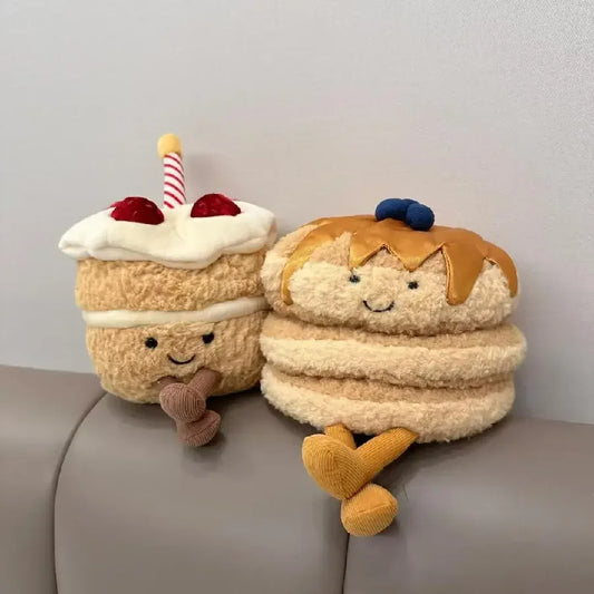 13cm Original Jelly New York Restaurant Muffin Doll Cat And Dog Play Interactive Companion Toy Girl Pet Christmas Gift