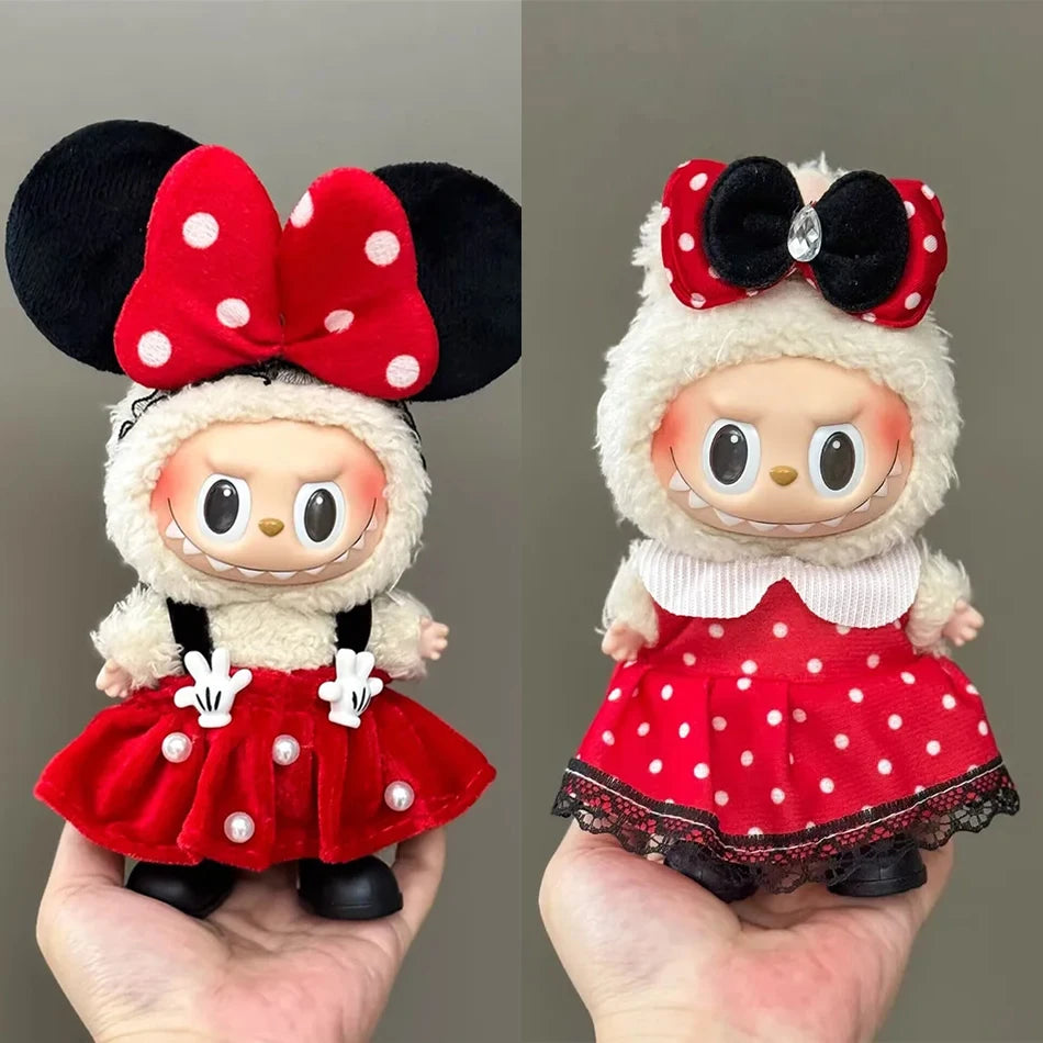Mini Doll Clothing 15-17cm Labubu Clothing Accessories