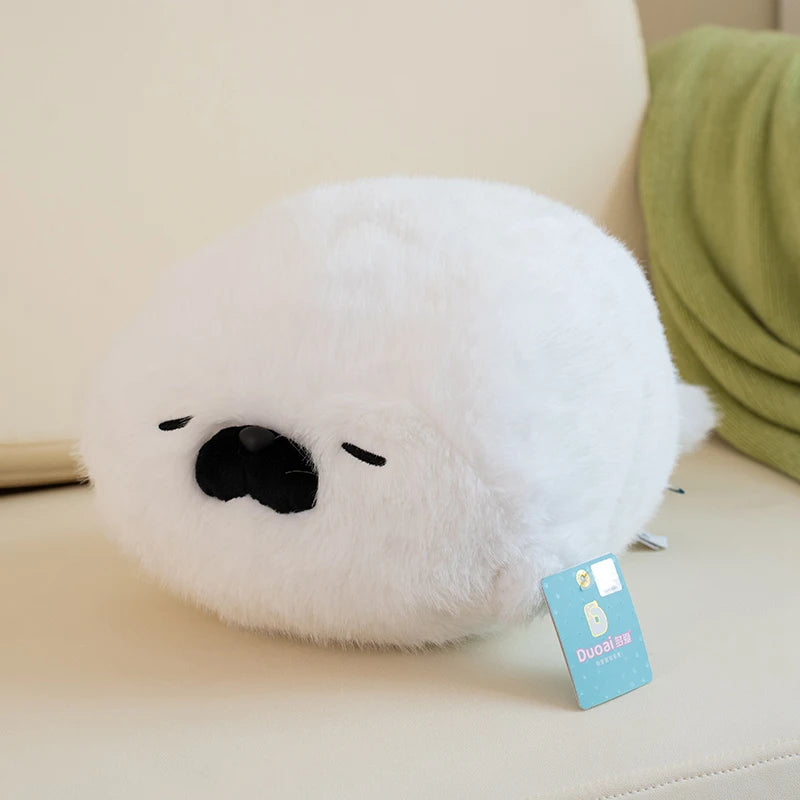 Stuffed Seal Sea Lion Plush Toy Cartoon Animal Sea Otter Soft Doll Sleeping Pillow Sofa Cushion Cute Christmas Birthday Gift