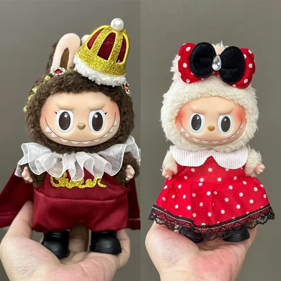Mini Doll Clothing 15-17cm Labubu Clothing Accessories