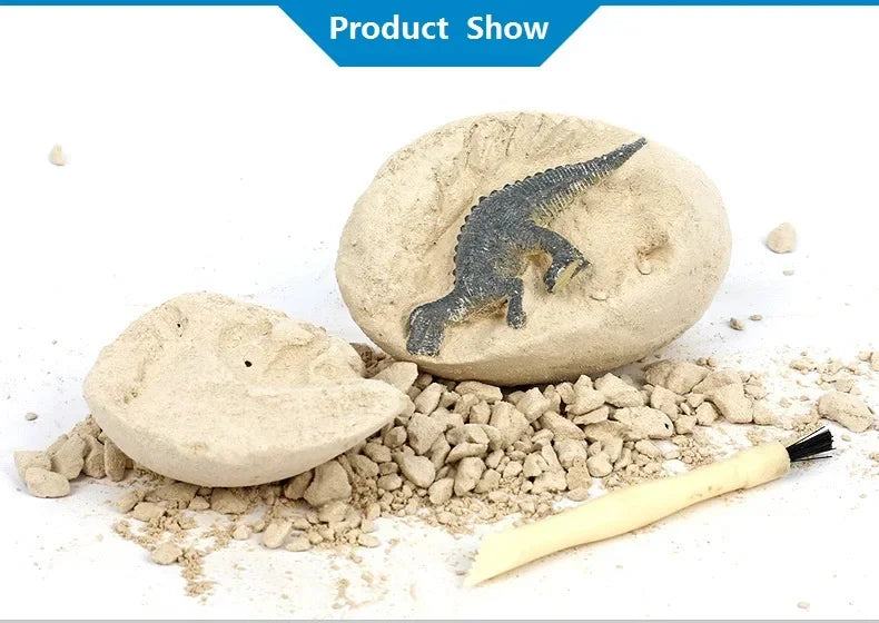 12PCS Archeological Dinosaur Egg Dig Kit Fossil Excavation Toy Teens Adults Scientific DIY Mining Multiplayer Party Favors Gifts