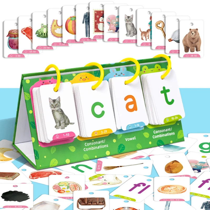 Interactive Activity Book Quiet Book Alphabet Stickers for Kids Brain Development