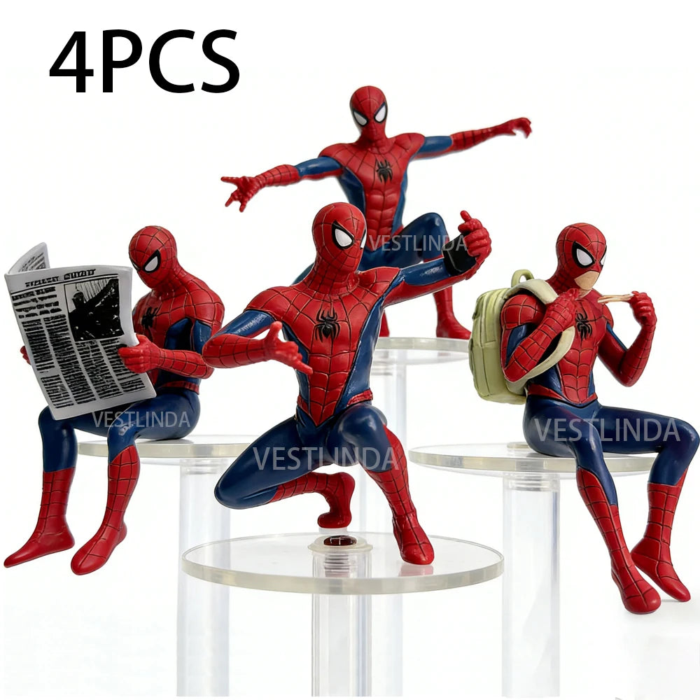 Superhero Spiderman Marvel Model Action Doll Mini Avengers Toy