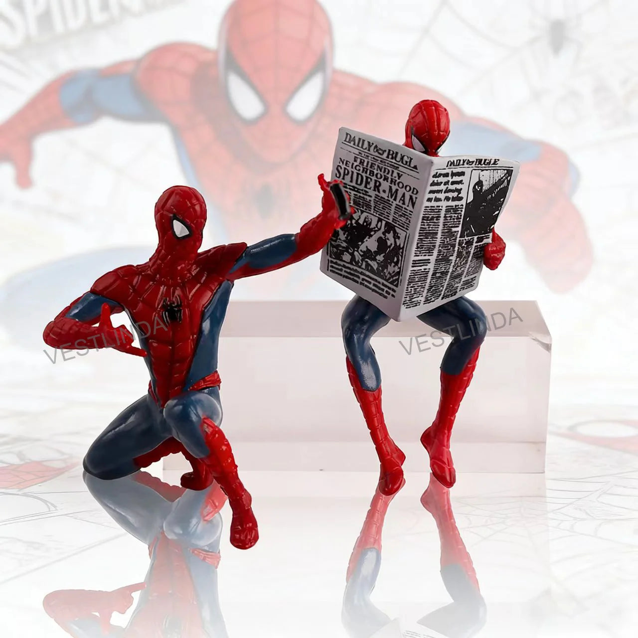 Superhero Spiderman Marvel Model Action Doll Mini Avengers Toy