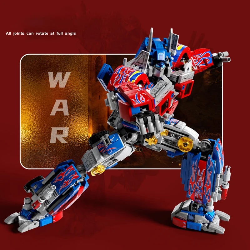 MOC Technology Movie 2 in 1 Deformation Transform Robot Model Building Blocks Bricks Toys Cars Birthday Gifts for Kids Children