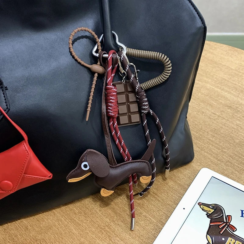 Braided Rope Bag Pendant