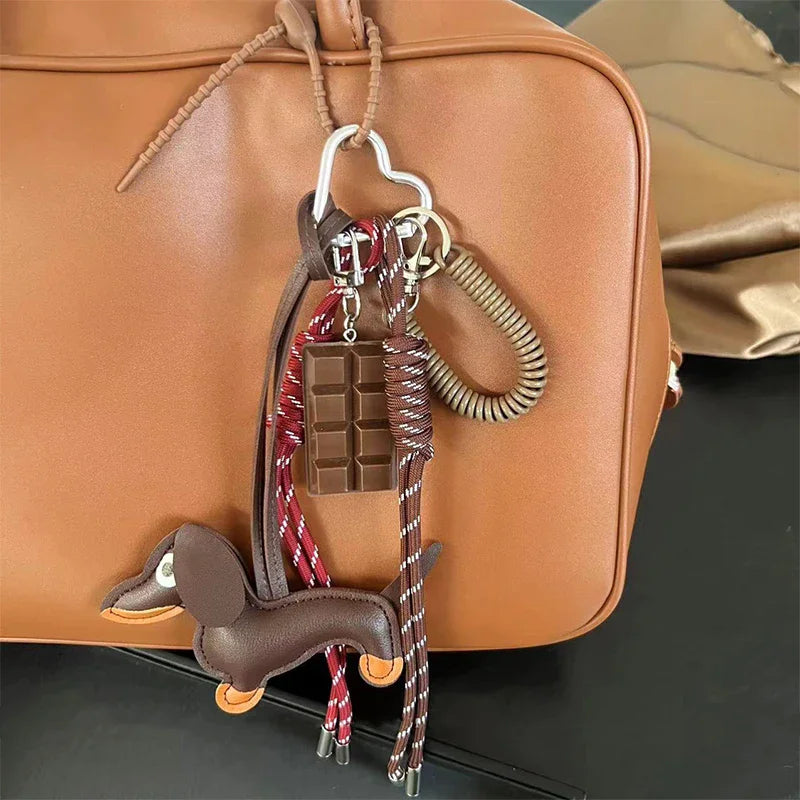 Braided Rope Bag Pendant