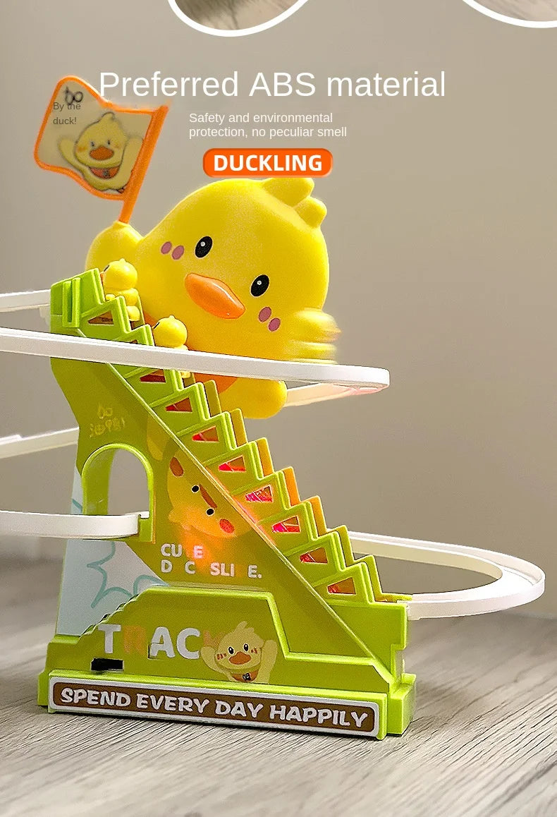 Stair Climbing Ducks with Flashing Lights and Music