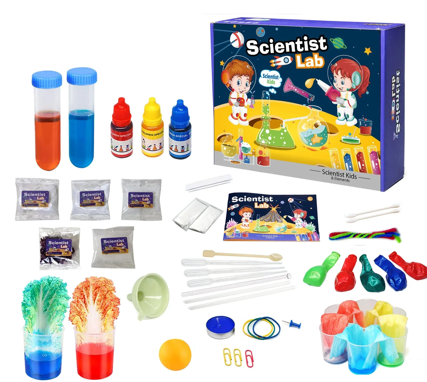 English Version Kids Science Laboratory Montessori Toys Chemical Experiments Kits Children Educational Science Popularization