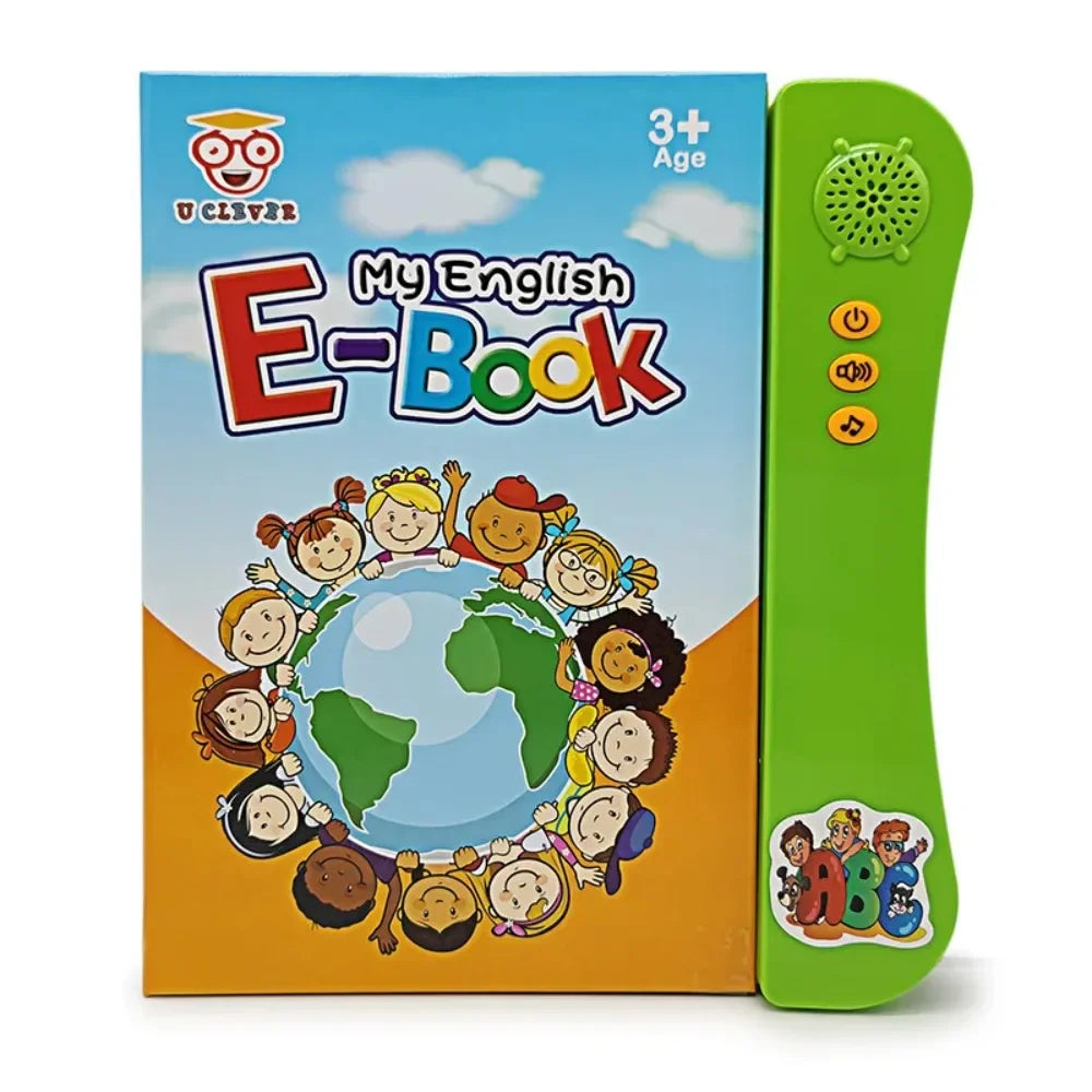 Interactive E-book Children ABC Smart Electronic Educational Reading Talking Interactive Language English Story Board Books
