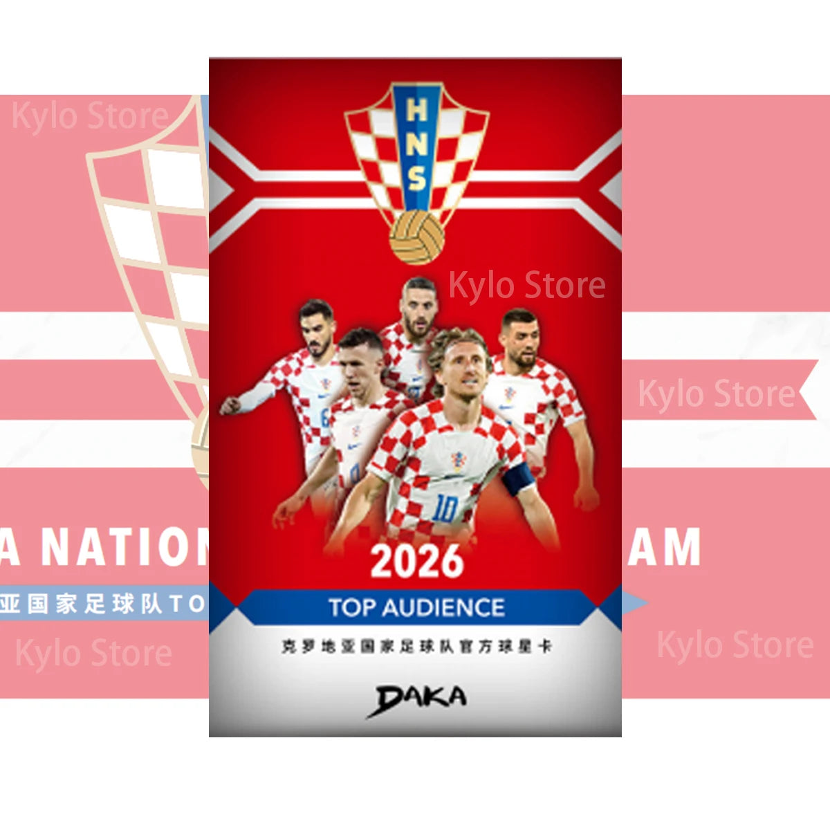 Daka 2025-2026 Trading Cards Top Audience Machester Cuty Juventus Ac Milan Internazionale Milano Football Star Official Box Gift