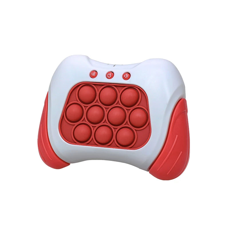 Electronic Pop Quick Push Bubble Game Machine Children's Cartoon Fun Stress Relief Toy Boys and Girls Halloween Gifts