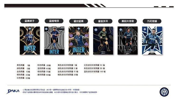 Daka 2025-2026 Trading Cards Top Audience Machester Cuty Juventus Ac Milan Internazionale Milano Football Star Official Box Gift