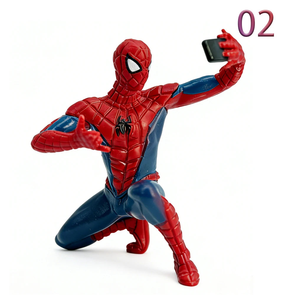 Superhero Spiderman Marvel Model Action Doll Mini Avengers Toy