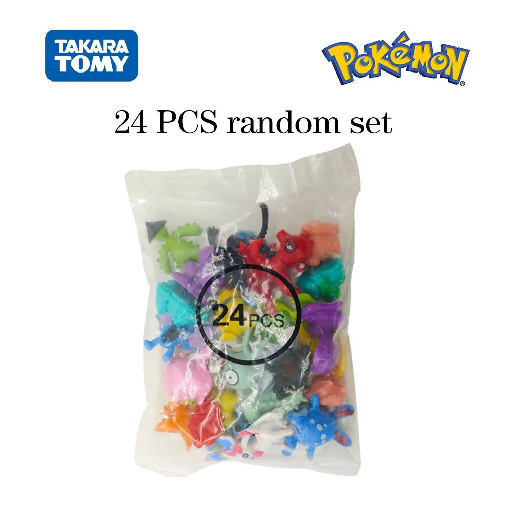 Pokemon Mini Figures 2-3CM  Anime Action Pikachu