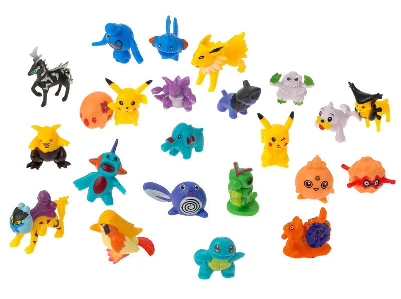 Pokemon Mini Figures 2-3CM  Anime Action Pikachu